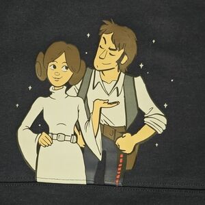 NWT Disney Spirit Jersey Star Wars Graphic Long Sleeve Shirt Size Small